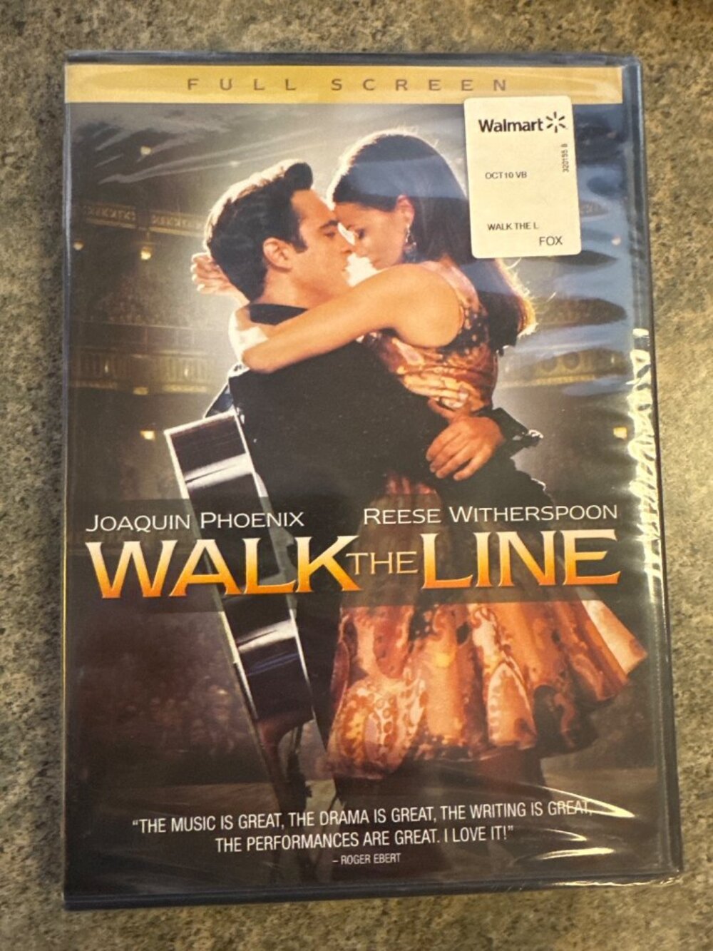 Walk The Line Full Screen DVD Joaquin Phoenix Reese Witherspoon Johnny Cash Biog